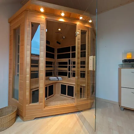 Schöne 2-raumwohnung Inklusive Infrarot-wärmekabine Apartment Grossrohrsdorf